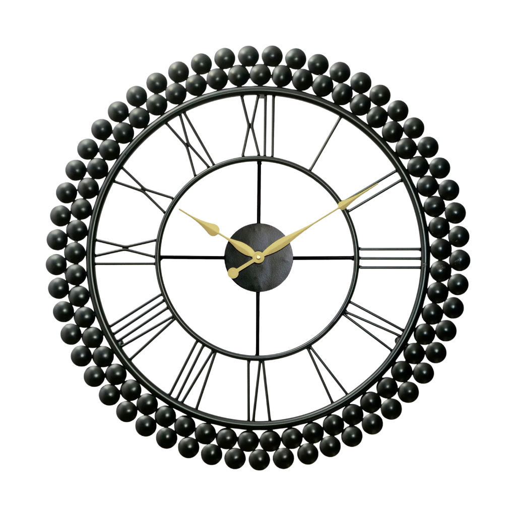 Artypillar Round Classic Iron Wall Clock - 21-Inch