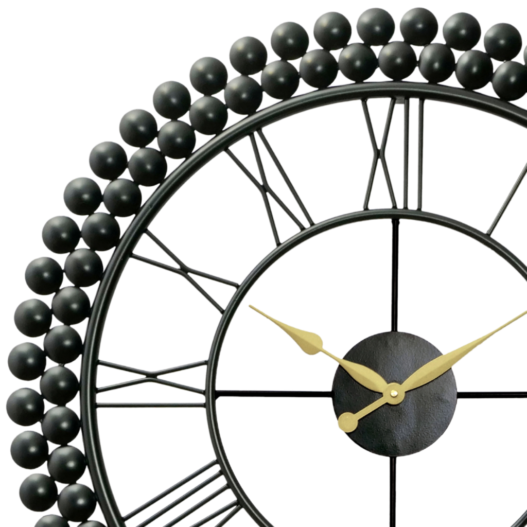 Artypillar Round Classic Iron Wall Clock - 21-Inch