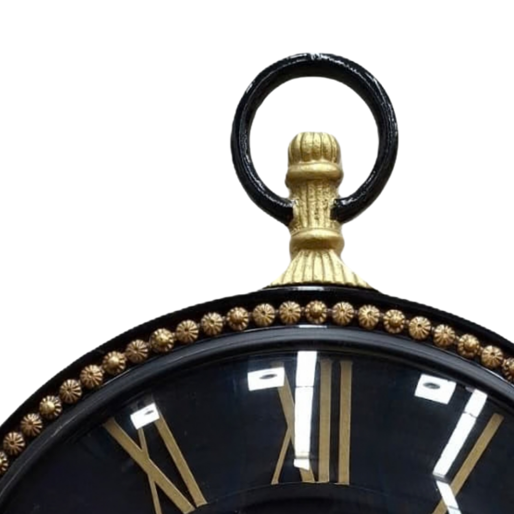 Artypillar Metal Emboss Roman Dial Round Wall Clock – 16 Inch