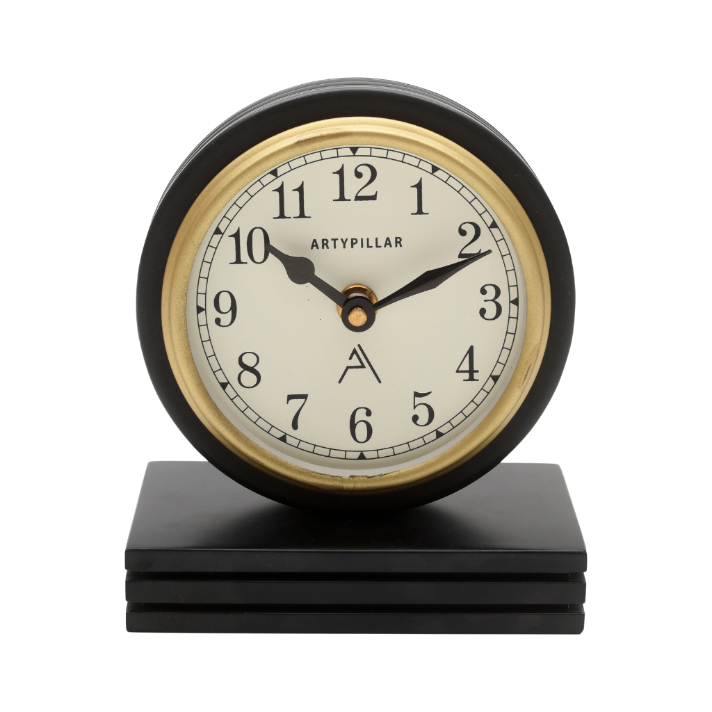 Artypillar 5-Inch Classic Round Table Clock