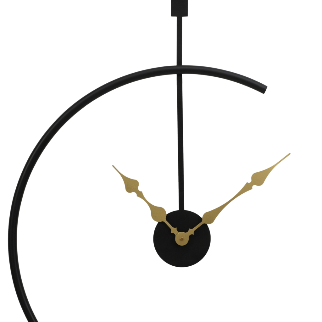 Artypillar Round Minimal Iron Wall Clock - 24-Inch