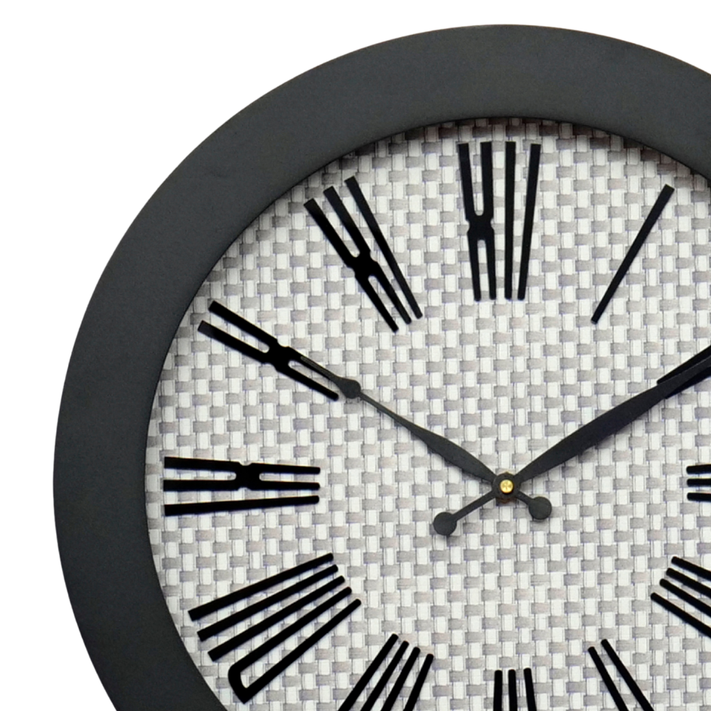 Artypillar Modern Roman Designer Round Wall Clock - 14 Inch