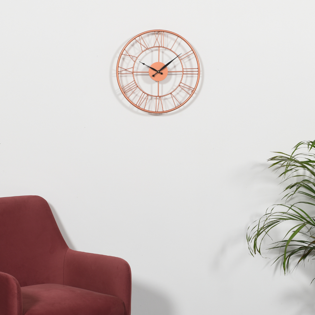 Artypillar Round Classic Iron Wall Clock - 14-Inch