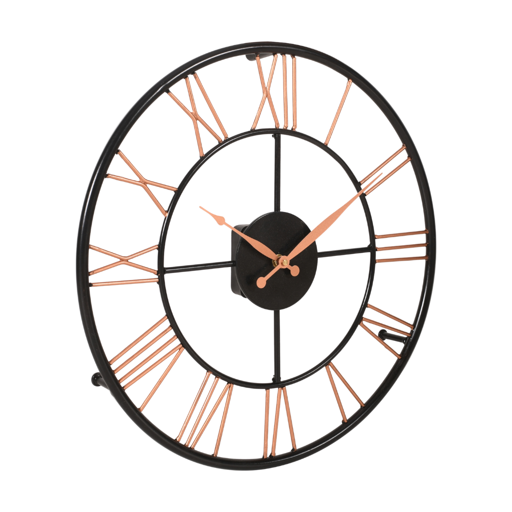 Artypillar Round Classic Iron Wall Clock - 14-Inch