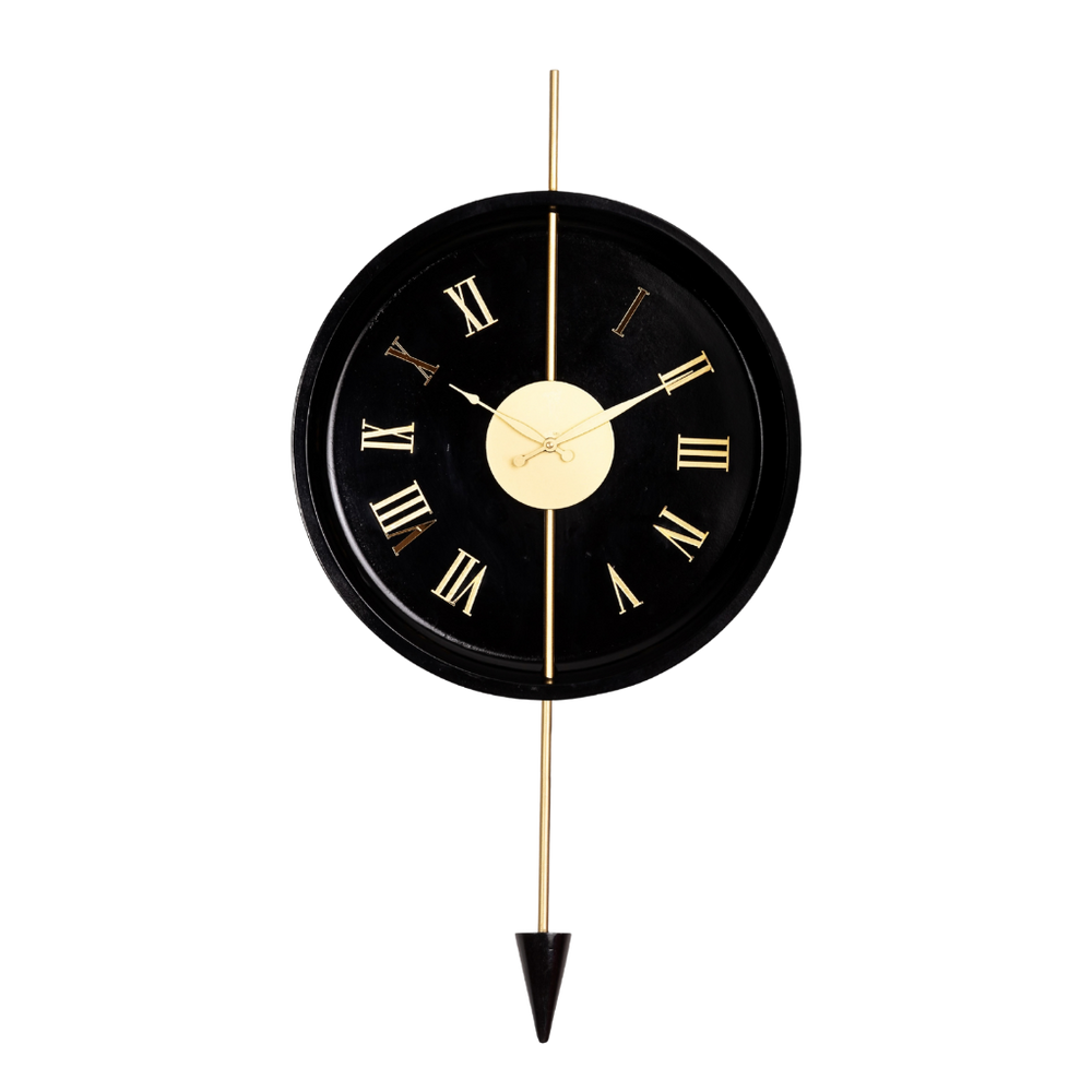 Artypillar 16-Inch Modern Minimalist Pendulum Wall Clock