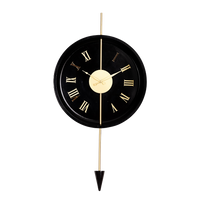 Artypillar 16-Inch Modern Minimalist Pendulum Wall Clock