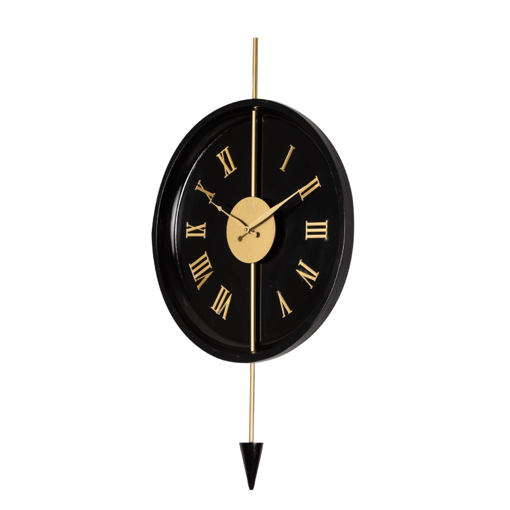 Artypillar 16-Inch Modern Minimalist Pendulum Wall Clock