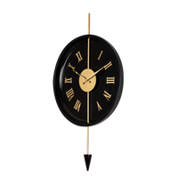 Artypillar 16-Inch Modern Minimalist Pendulum Wall Clock