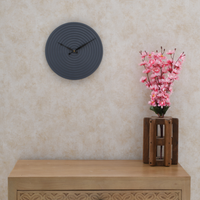 Artypillar 12-Inch Modern Minimalist Textured Wall Clock