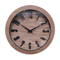 Artypillar Wooden Modern Designer Round Wall Clock - 16 Inch