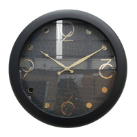 Artypillar Modern Designer Round Wall Clock - 14 Inch
