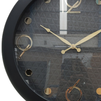 Artypillar Modern Designer Round Wall Clock - 14 Inch