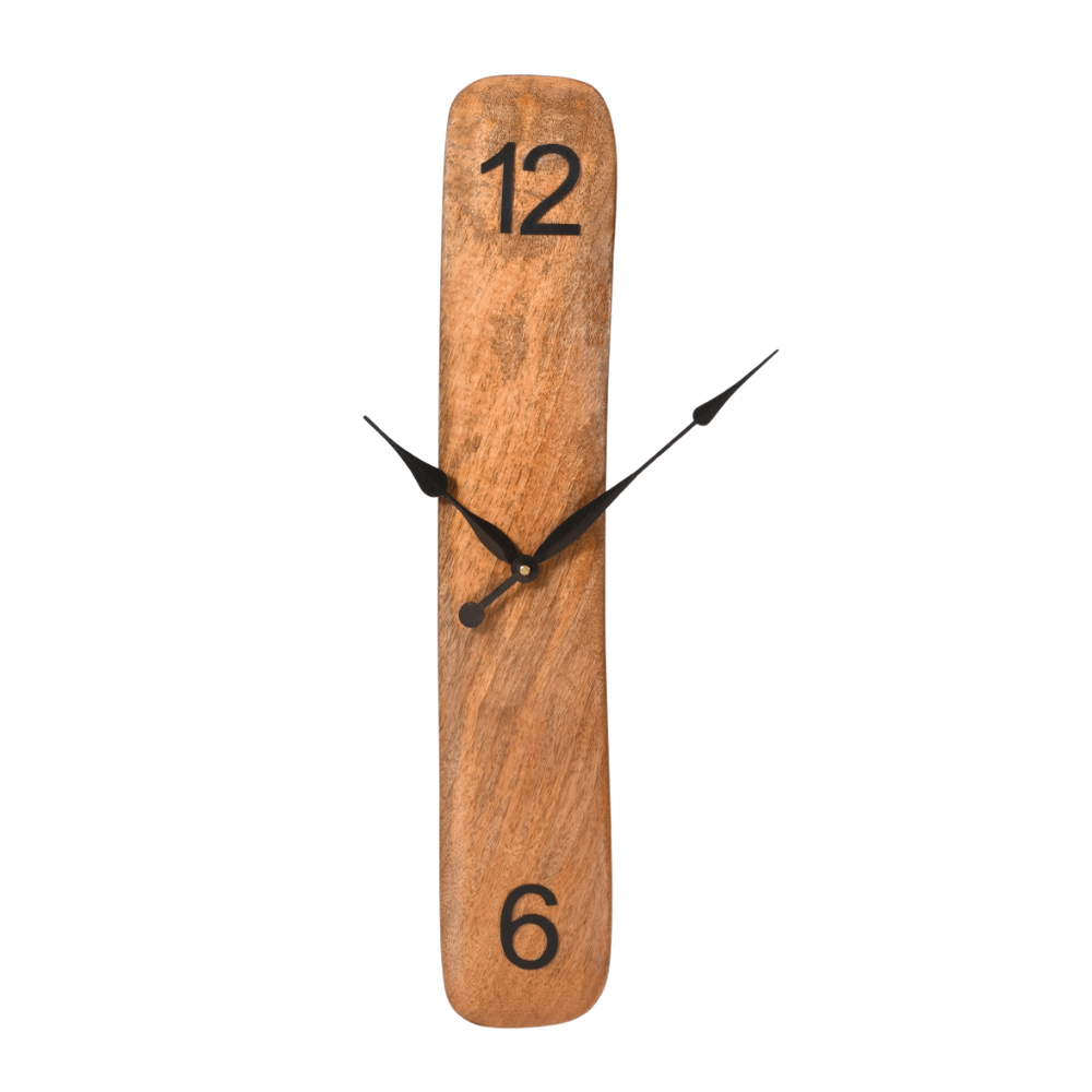 Artypillar Rectangular Wooden Wall Clock - 21-Inch