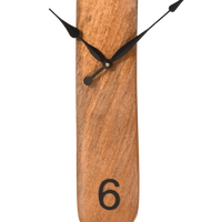 Artypillar Rectangular Wooden Wall Clock - 21-Inch