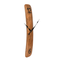 Artypillar Rectangular Wooden Wall Clock - 21-Inch