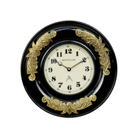 Artypillar Royal Metal Emboss Round Wall Clock - 12inch