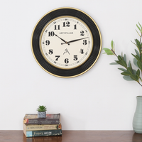 Artypillar 16-Inch Round Carved Decorative Wall Clock