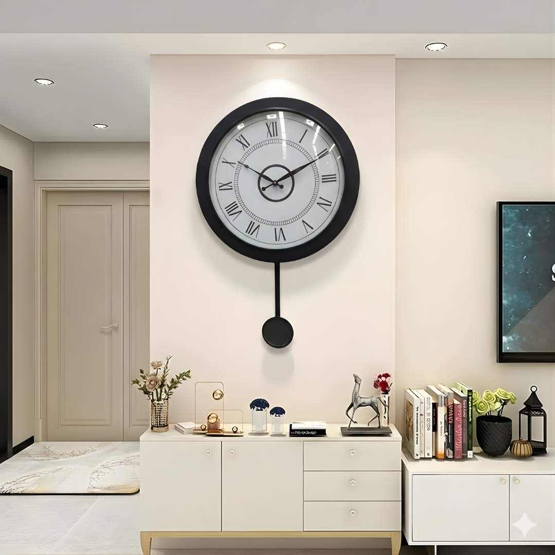 Artypillar 14" Plain Polish Round Wall Clock
