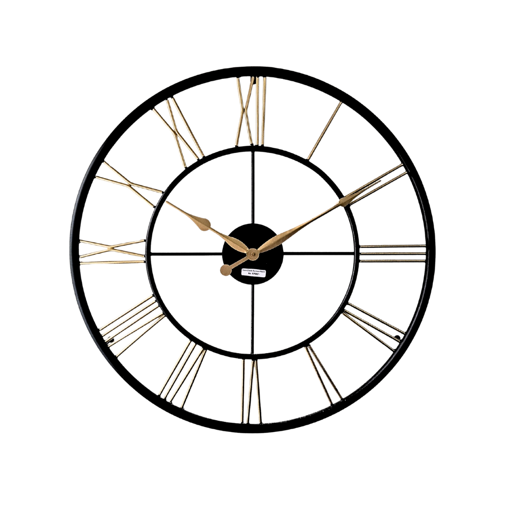 Artypillar Round Classic Iron Wall Clock - 24-Inch