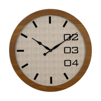 Artypillar Wooden Modern Designer Round Wall Clock - 24 Inch