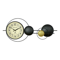 Artypillar 36-Inch Mid-Century Modern Metal Designer Wall Clock