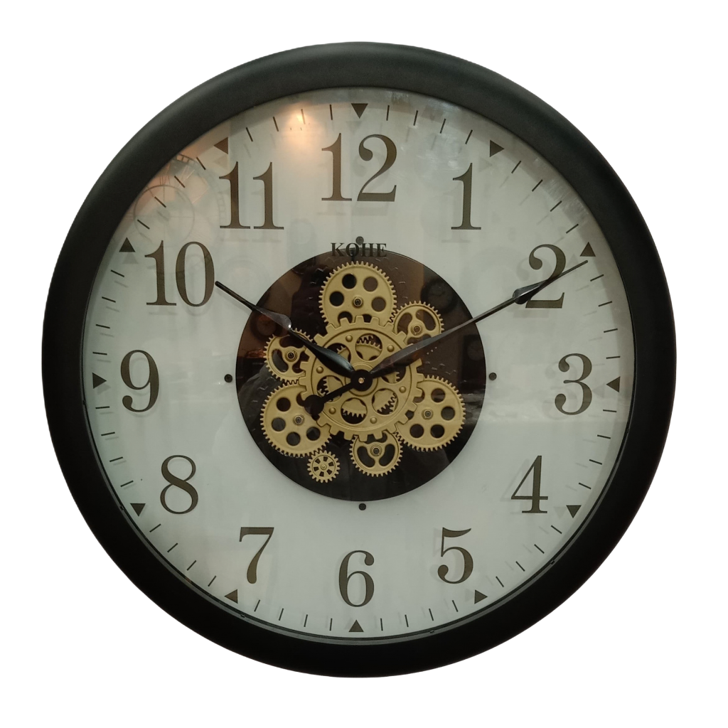 Artypillar Modern Gear Design Round Wall Clock - 24 Inch
