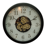 Artypillar Modern Gear Design Round Wall Clock - 24 Inch