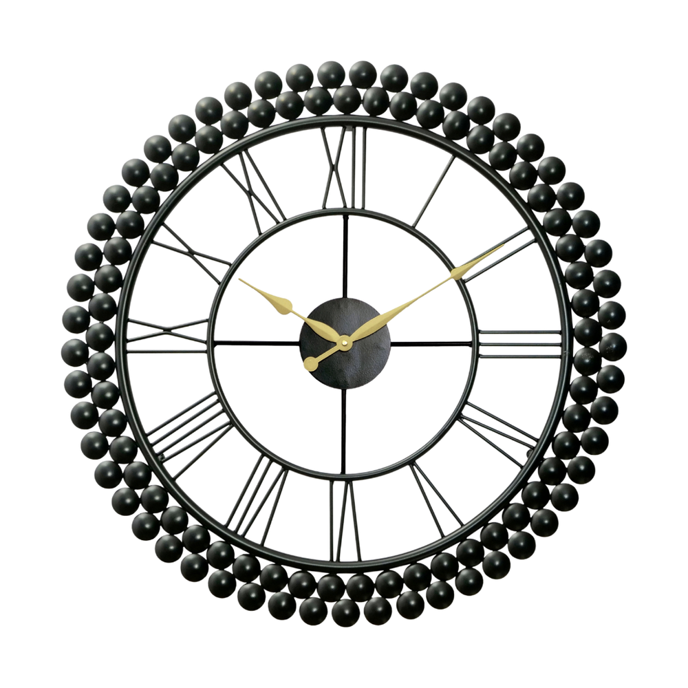 Artypillar Round Classic Iron Wall Clock - 21-Inch
