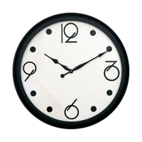 Artypillar Modern Minimalist Designer Round Wall Clock - 24 Inch