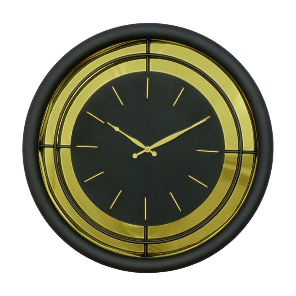 Artypillar 18-Inch Mid-Century Modern Round Wall Clock