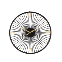 Artypillar Round Classic Iron Wall Clock - 18-Inch