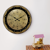 Artypillar 12-Inch Antique Metal Emboss Wall Clock