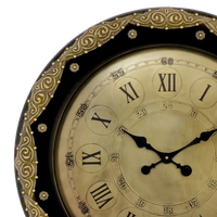 Artypillar 12-Inch Antique Metal Emboss Wall Clock