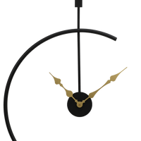 Artypillar Round Minimal Iron Wall Clock - 24-Inch