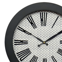 Artypillar Modern Roman Designer Round Wall Clock - 14 Inch