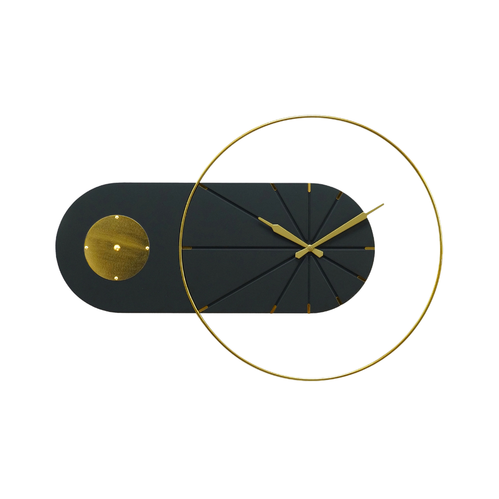 Artypillar Modern Minimalist Metal Designer Wall Clock - 27 Inch