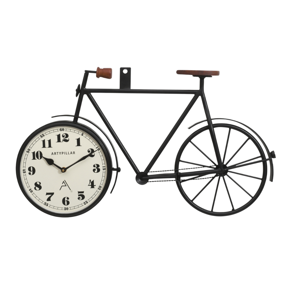 Artypillar 24-Inch Mid-Century Bicycle Design Wall Clock