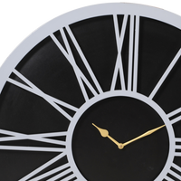 Artypillar Round Classic Iron Wall Clock - 24-Inch