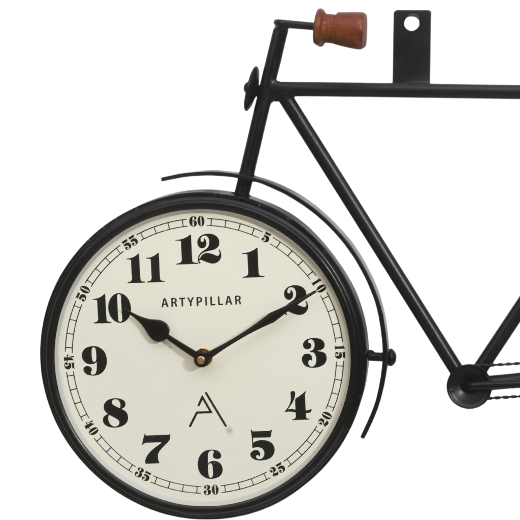 Artypillar 24-Inch Mid-Century Bicycle Design Wall Clock