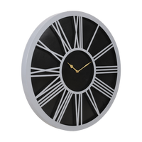 Artypillar Round Classic Iron Wall Clock - 24-Inch