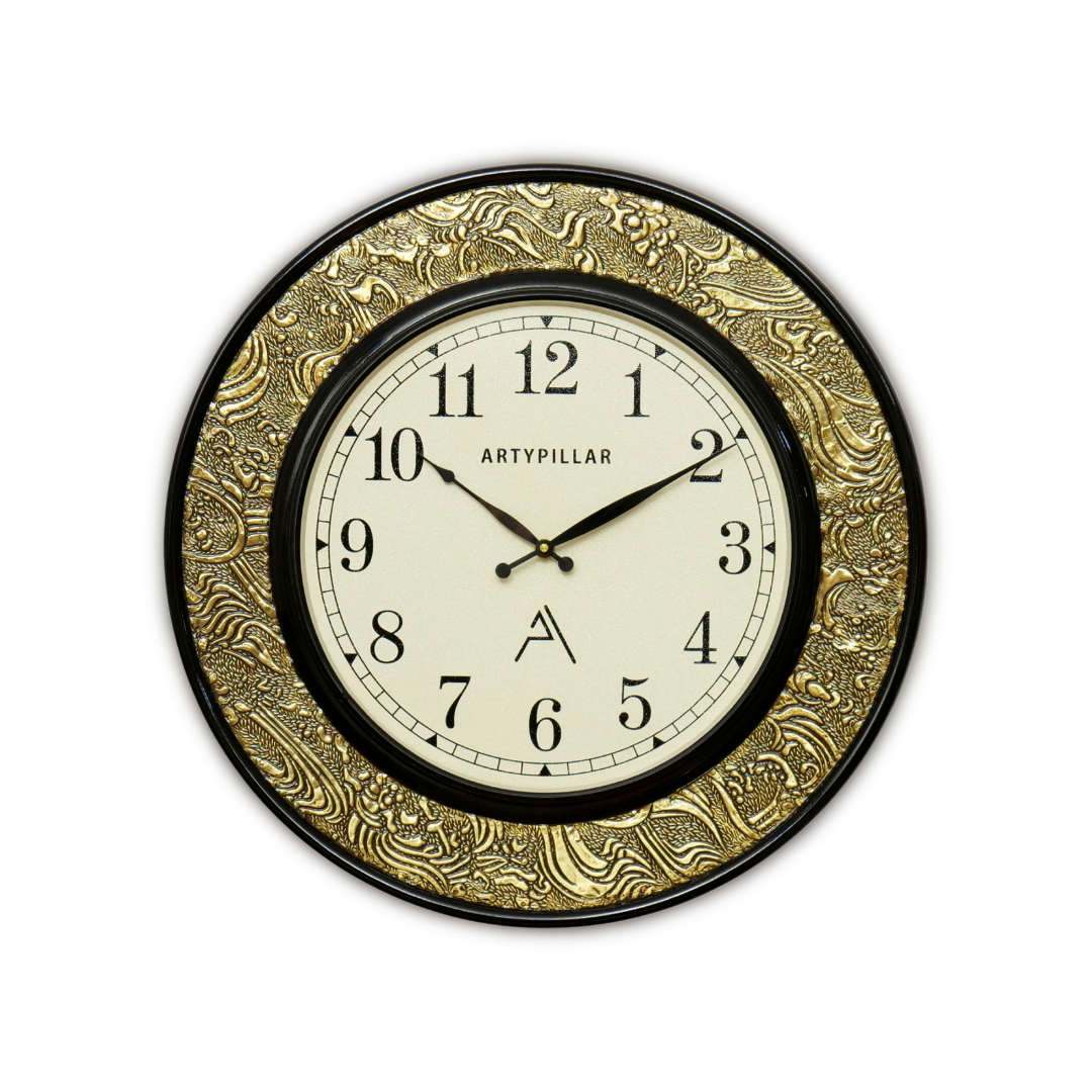 Artypillar Grand Roman Metal Clock
