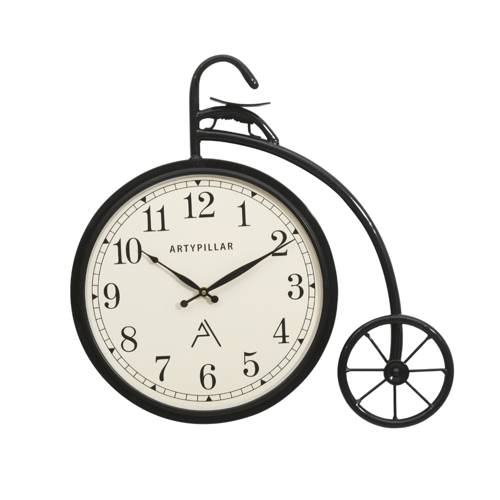 Artypillar 18-Inch Vintage Bicycle Style Wall Clock