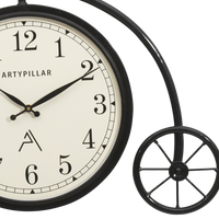 Artypillar 18-Inch Vintage Bicycle Style Wall Clock