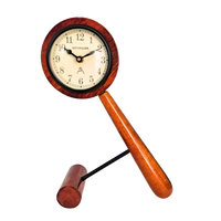 Artypillar 12-Inch Wooden Designer Table Clock