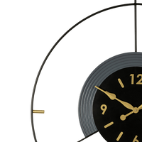 Artypillar Modern Geometric Round Minimalist Wall Clock - 30-Inch