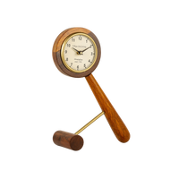Artypillar 12-Inch Wooden Designer Table Clock