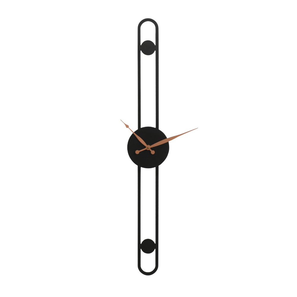 Artypillar 24-Inch Minimalist Iron Wall Clock