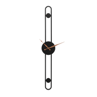 Artypillar 24-Inch Minimalist Iron Wall Clock