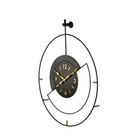 Artypillar Modern Geometric Round Minimalist Wall Clock - 30-Inch