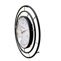 Artypillar Mid-Century Double Ring Designer Wall Clock – 24 Inch
